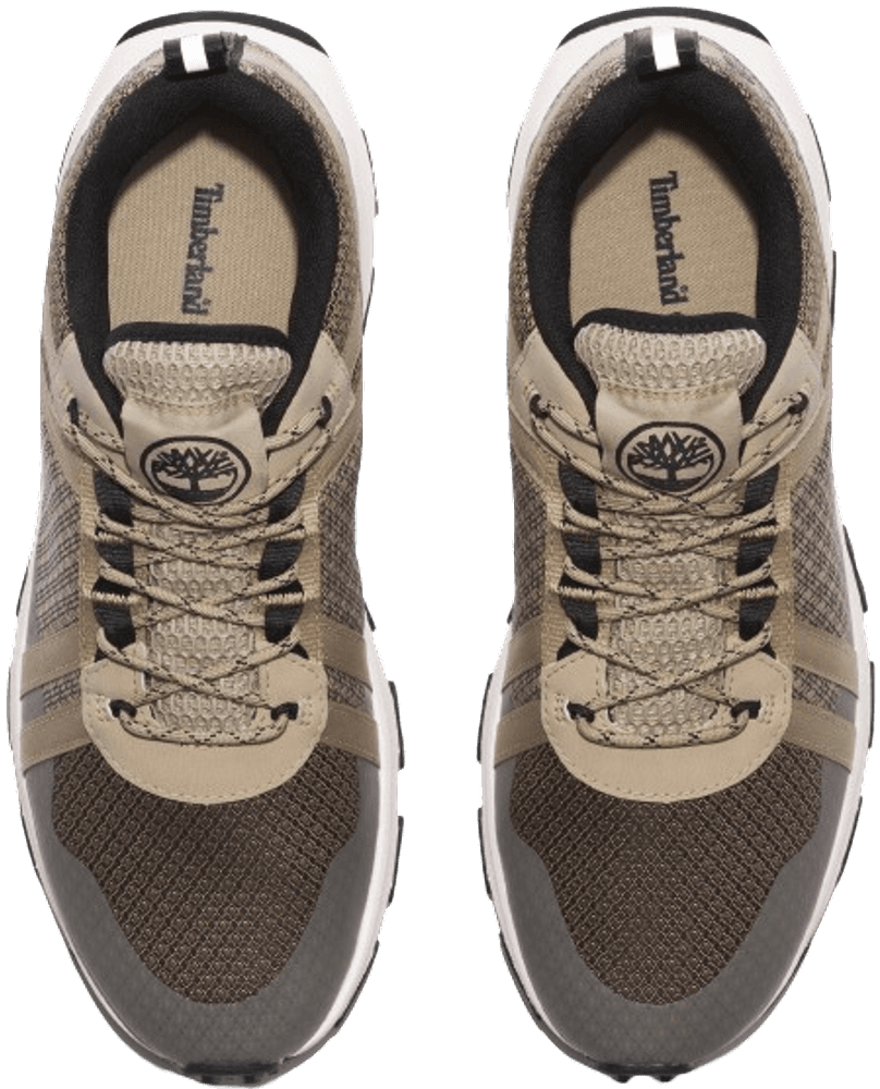 Mens Windsor Trail Low Lace Up Sneaker Lt Brown Mesh, view: 5