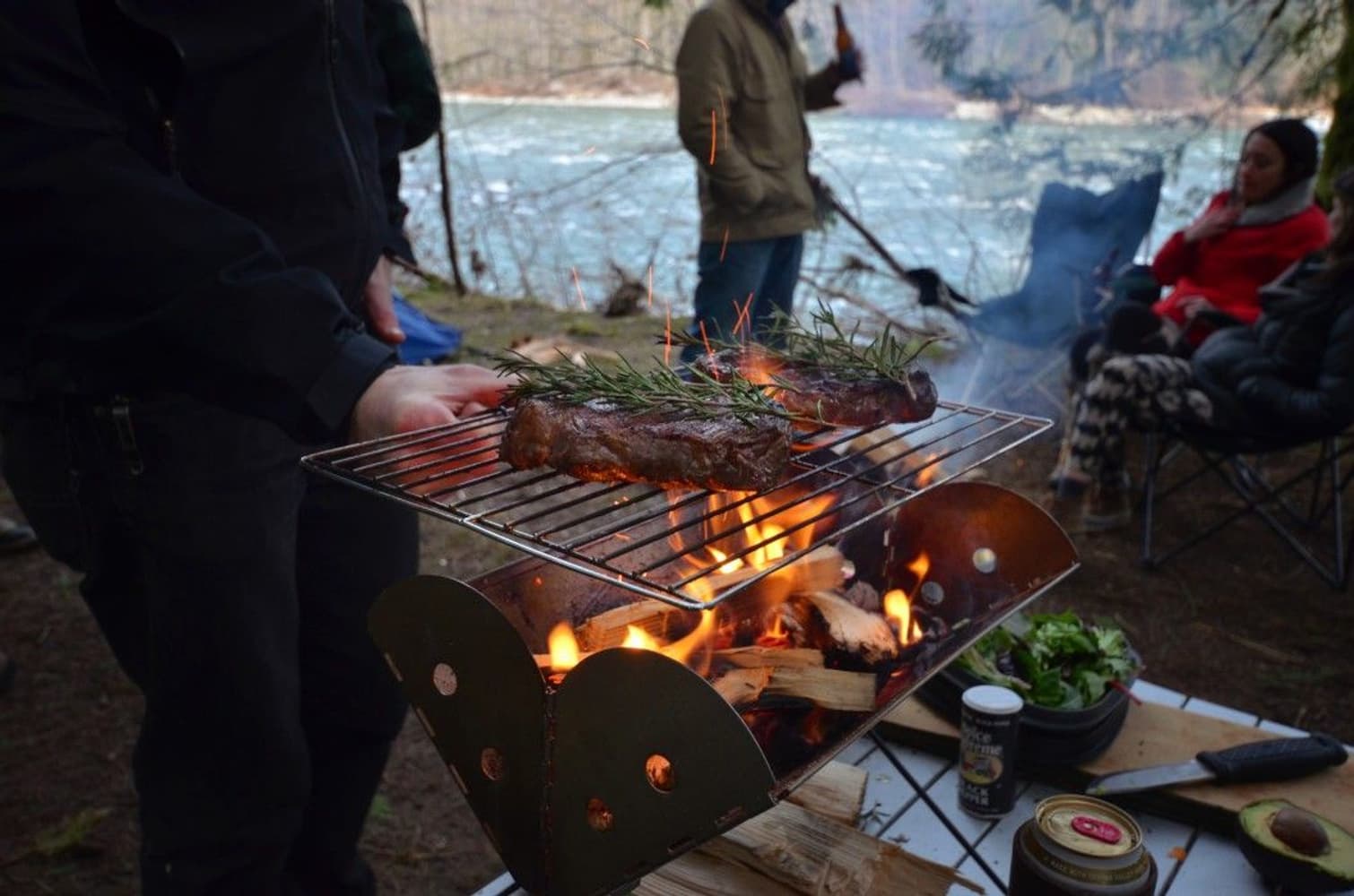 Mini Flatpack Grill & Firepit, view: 3