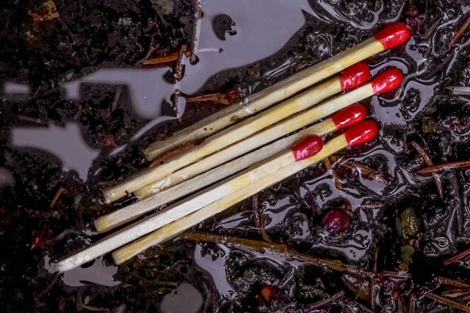 Waterproof Matches 4-pack 160 st, view: 1