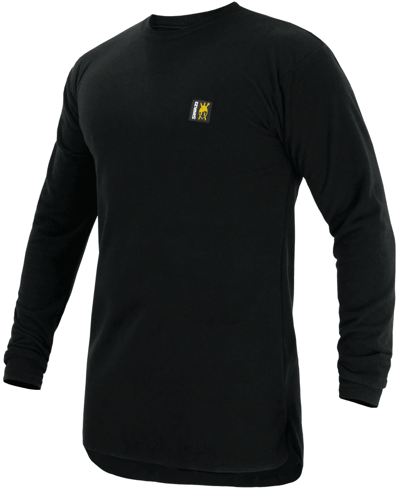 Long Sleeve Micro Top Black, view: 0
