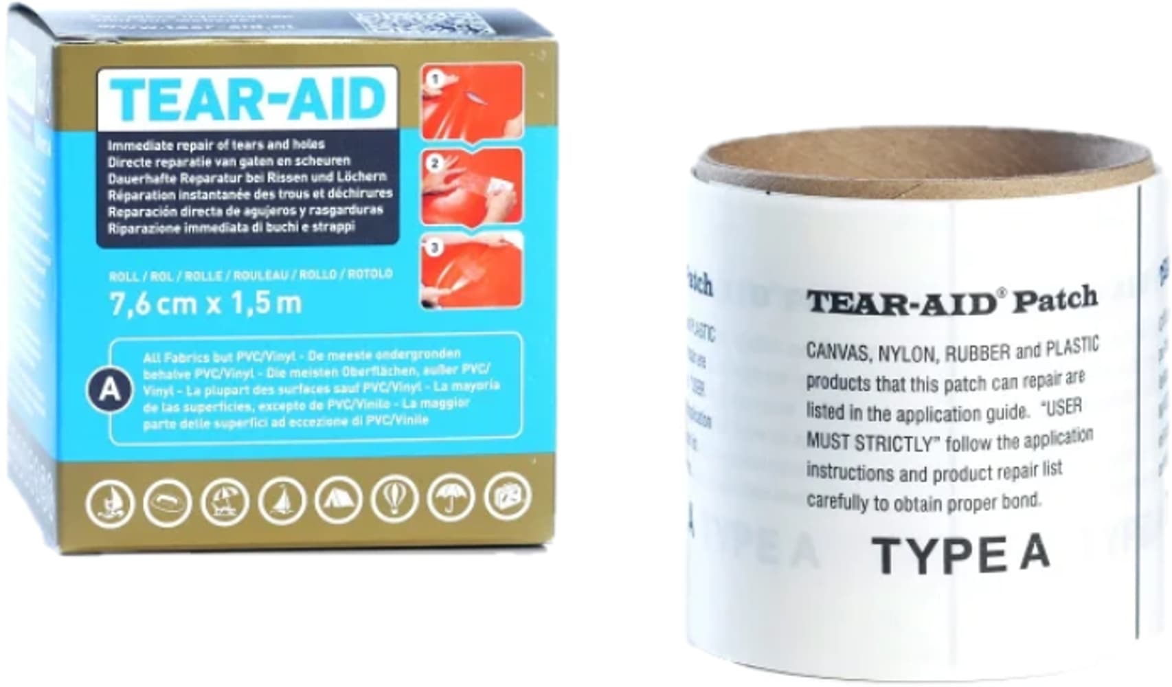 Type A Roll 7,6 cm x 1,5 m, view: 0