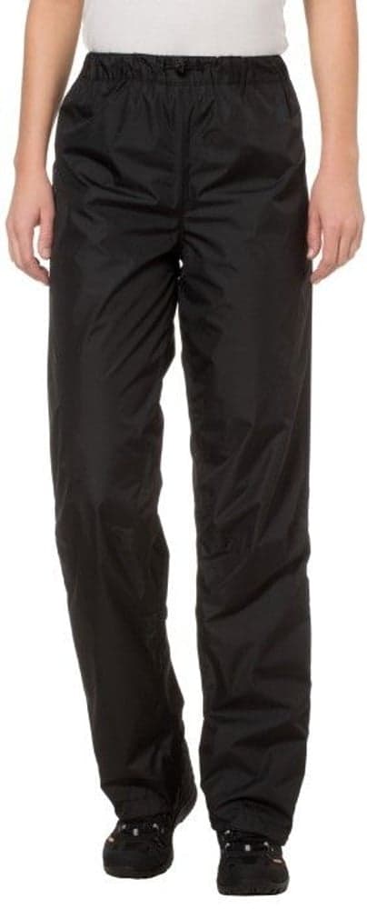 Dame Fluid Pants Svart, view: 2