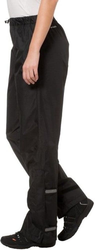 Dame Fluid Pants Svart, view: 4