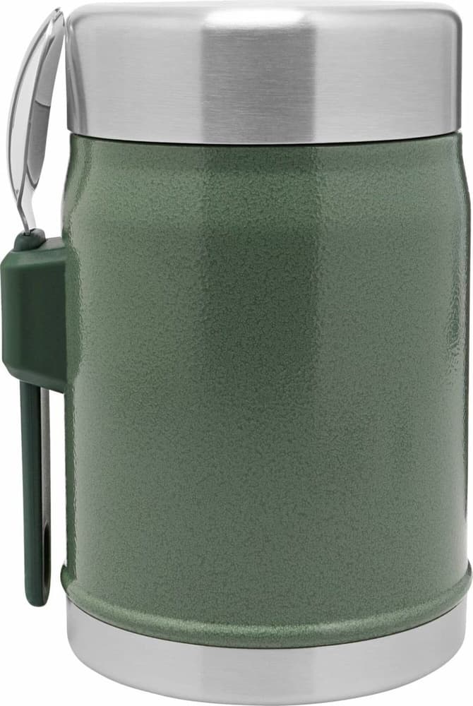 Classic Food Jar + Spork 0,4L Hammertone Green, view: 2
