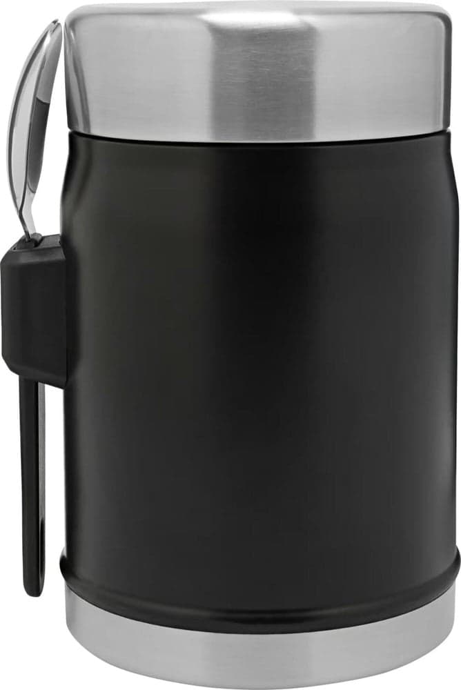 Classic Food Jar + Spork 0,4L Matte Black, view: 2