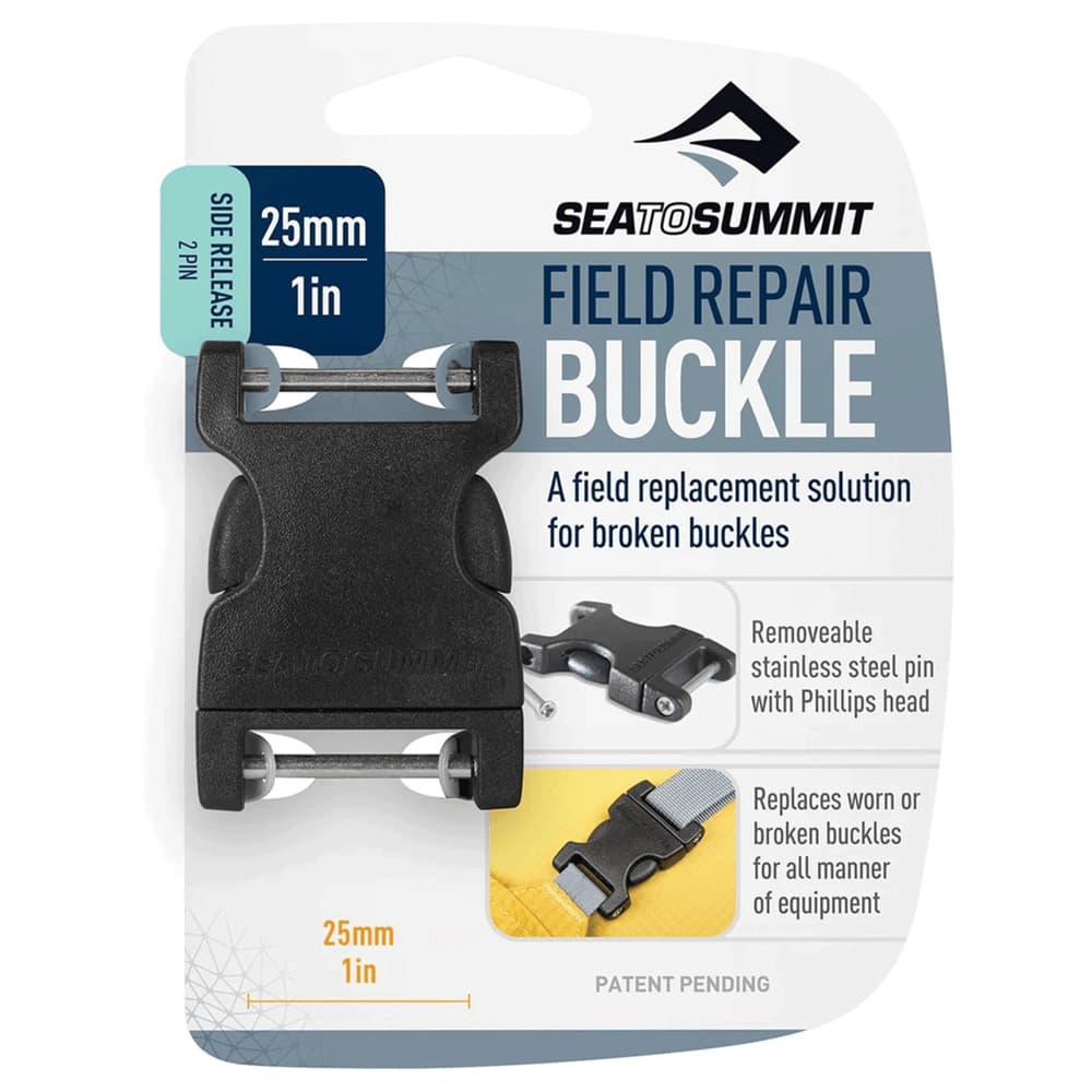 Buckle 25mm Side Release 2 Pin Black, view: 0