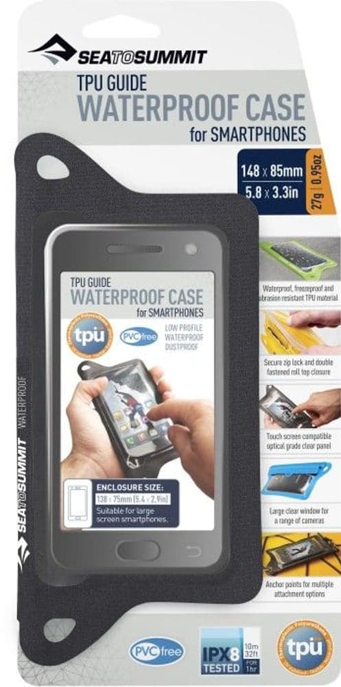 TPU Smartphone Normal Waterproof Case Black, view: 2