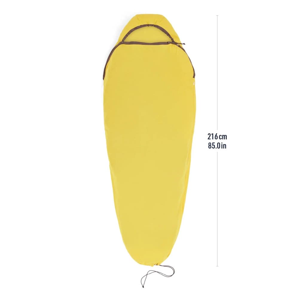 Sleepliner Reactor Mummy with Drawcord Standard Yellow, view: 1
