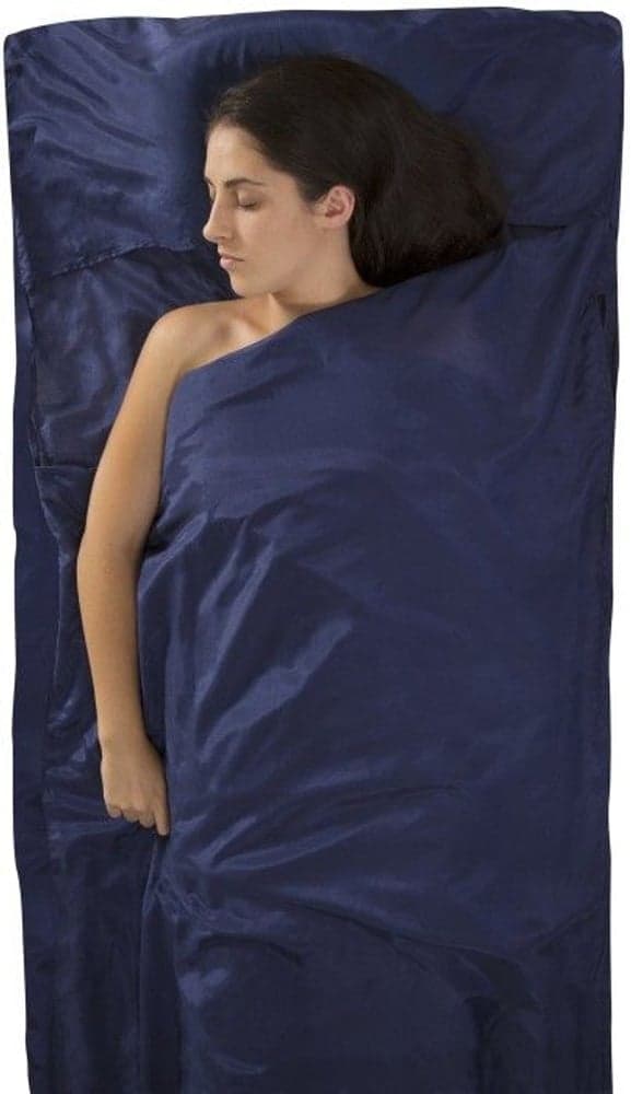 Sleepliner Silkcotton Traveller with Pillow Blue, view: 0
