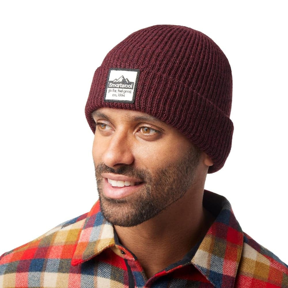 Patch Beanie Black Cherry Heather, view: 1