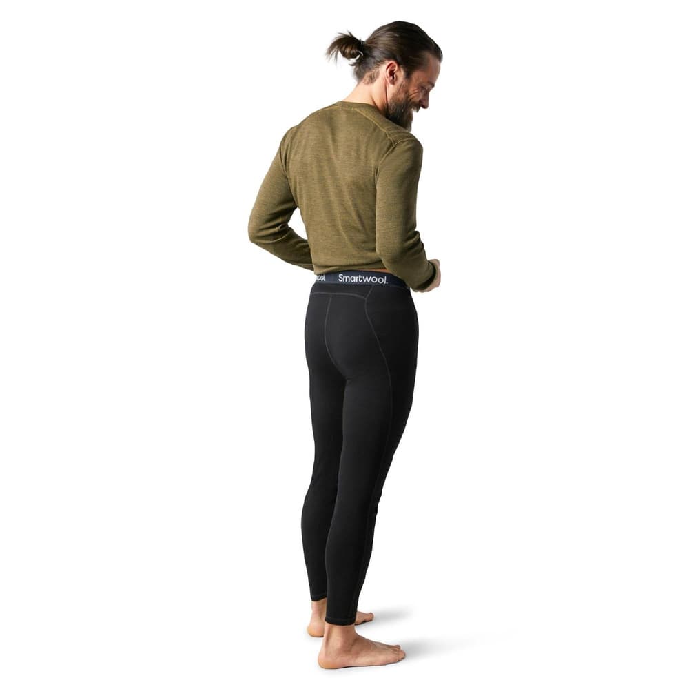 Men's Classic Thermal Merino Base Layer Bottom Black, view: 2