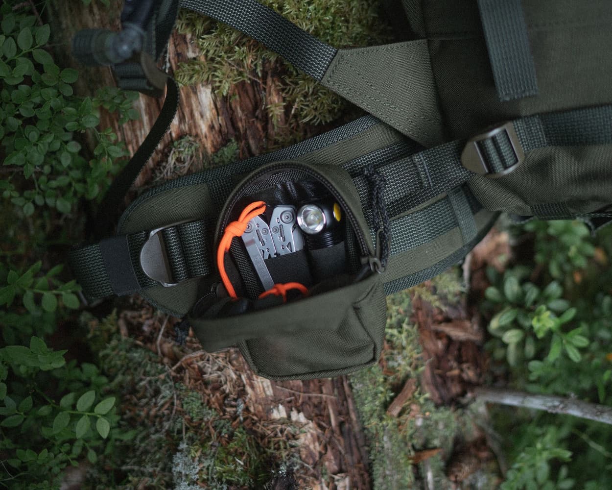Zipped GP pouch 2x2 Black, view: 3