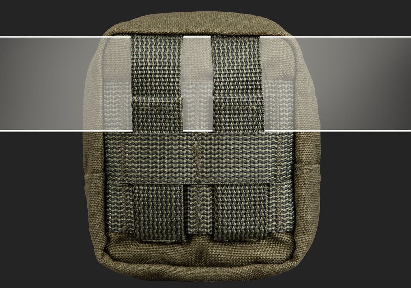 Zipped GP pouch 2x2 Green, view: 2