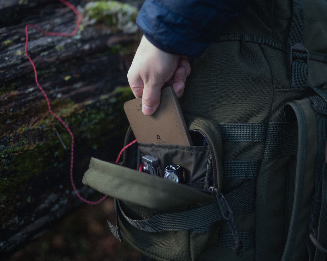 Zipped GP pouch 3x3 Black, view: 8