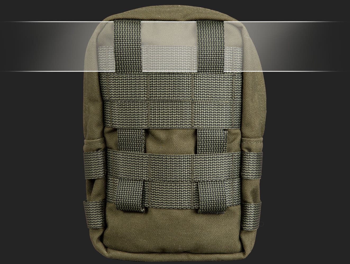 Zipped GP pouch 3x4 Brown, view: 2