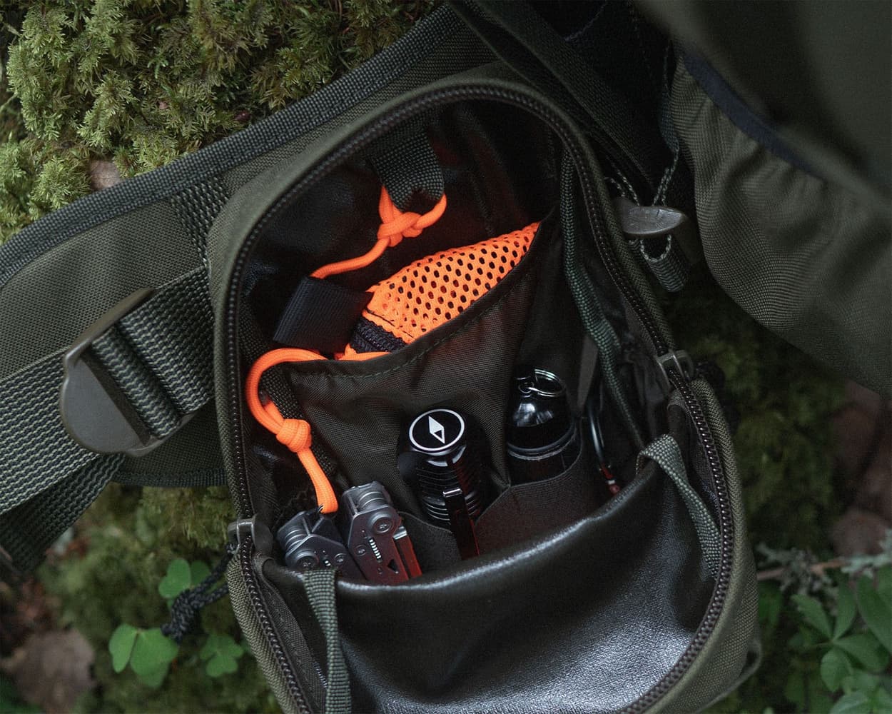 Zipped GP pouch 3x4 Green, view: 3