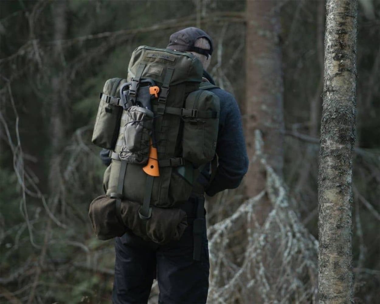 Jääkäri Backpack M 30L Green, view: 5