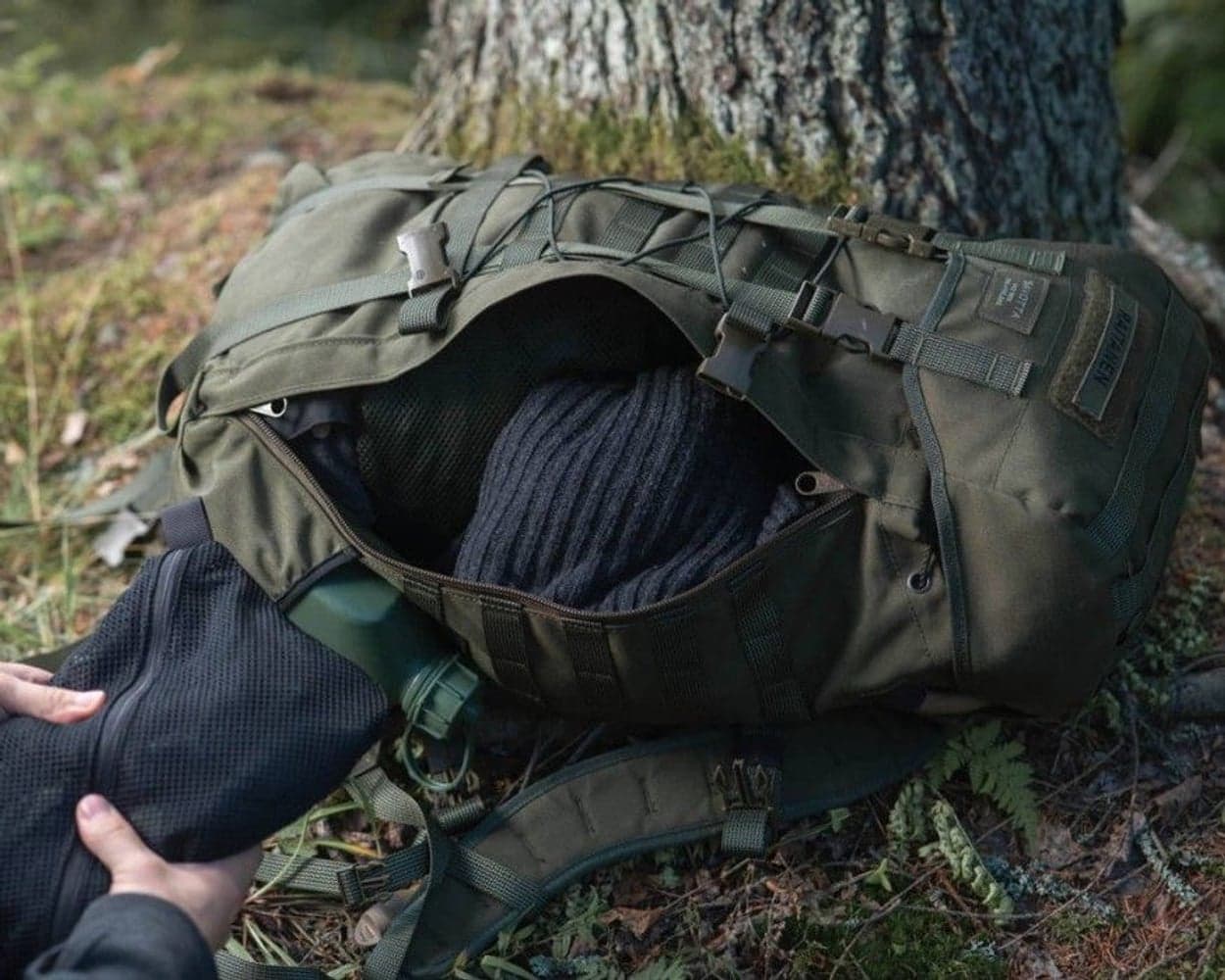 Jääkäri Backpack M 30L Black, view: 4