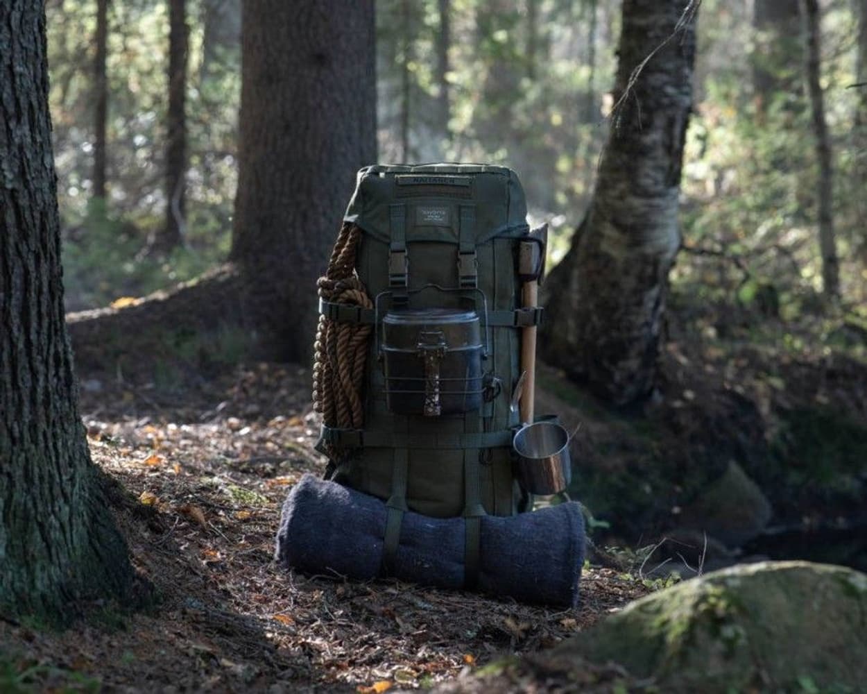 Jääkäri Backpack M 30L Black, view: 7