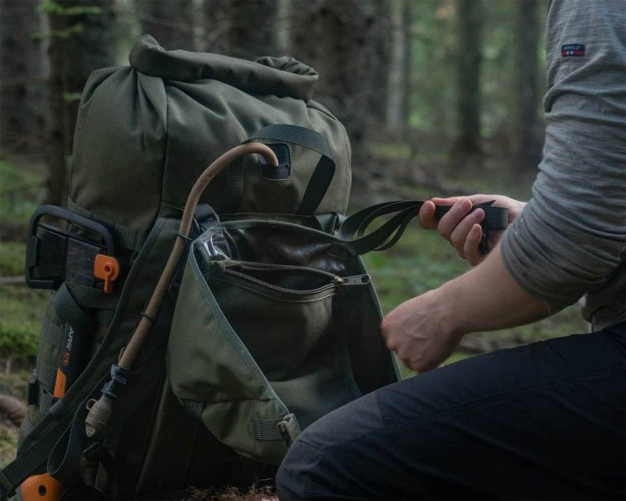 Jääkäri Backpack L 55L M05 Camo, view: 9