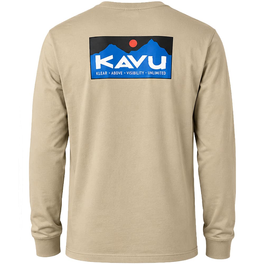 M's Ls Etch Art Long Sleeve Tee Classic Beige, view: 1
