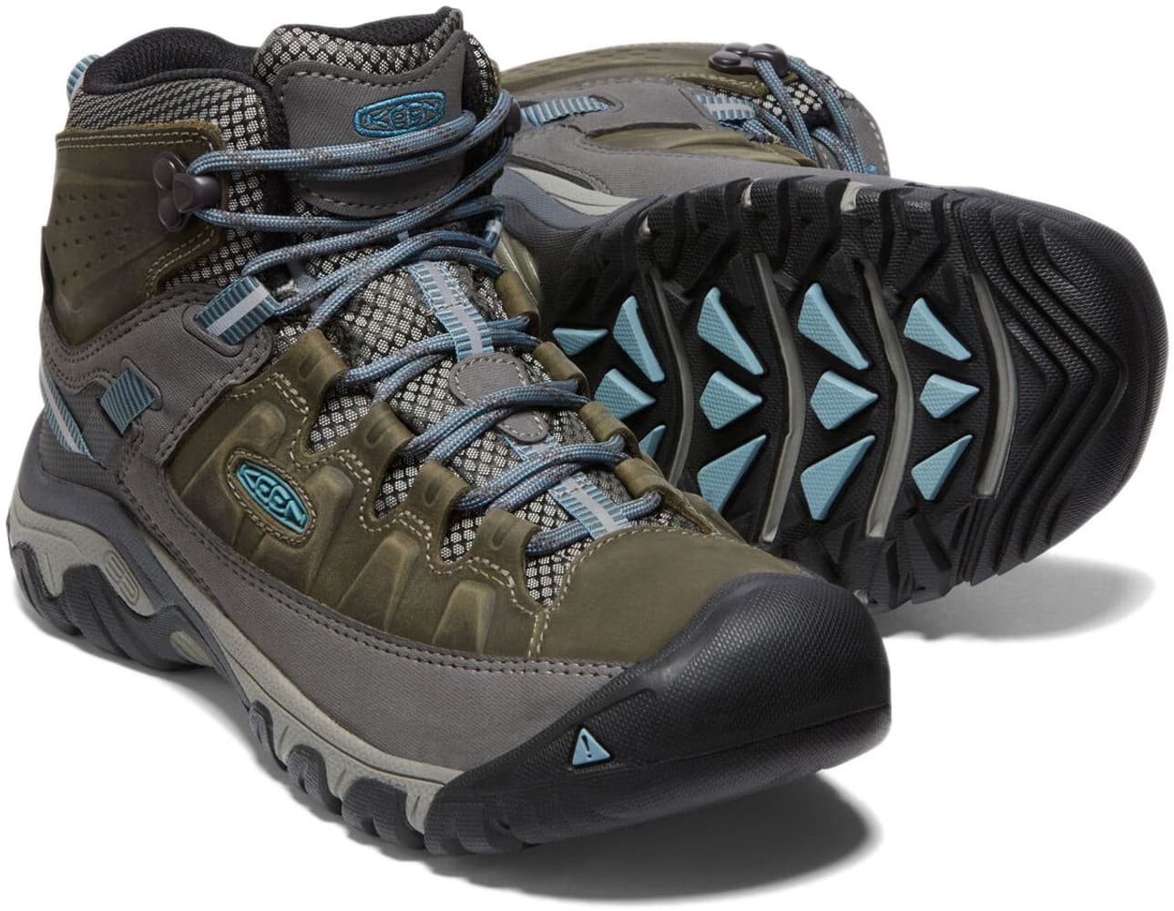 Keen W's Targhee III Mid Waterproof Magnet/Atlantic Blue, view: 3