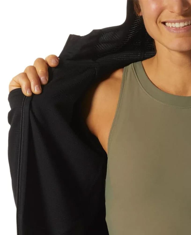 Stratus Range™ Full Zip Hoody Wmn Black, view: 2