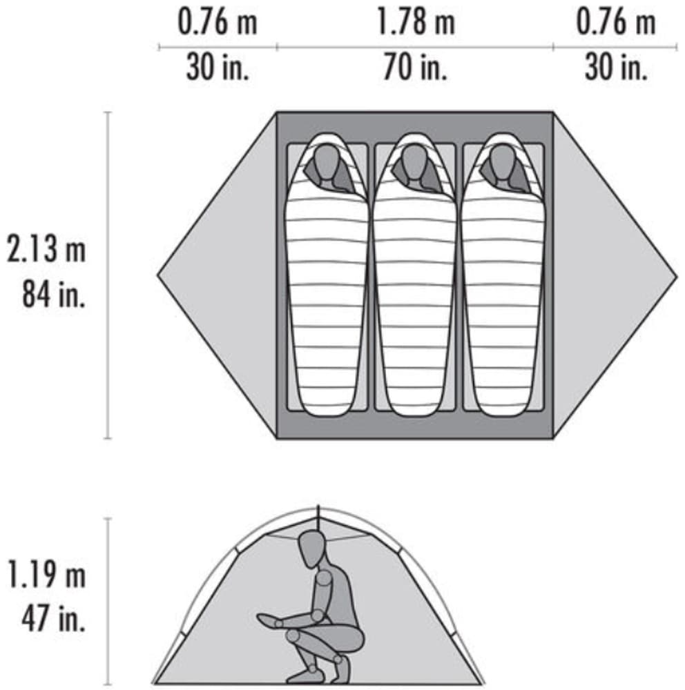 Access 3 Tent Green, view: 4
