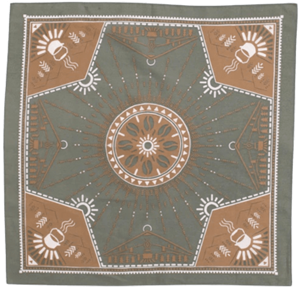 Scarf/Bandana/Cloth Frimärket Green, view: 0