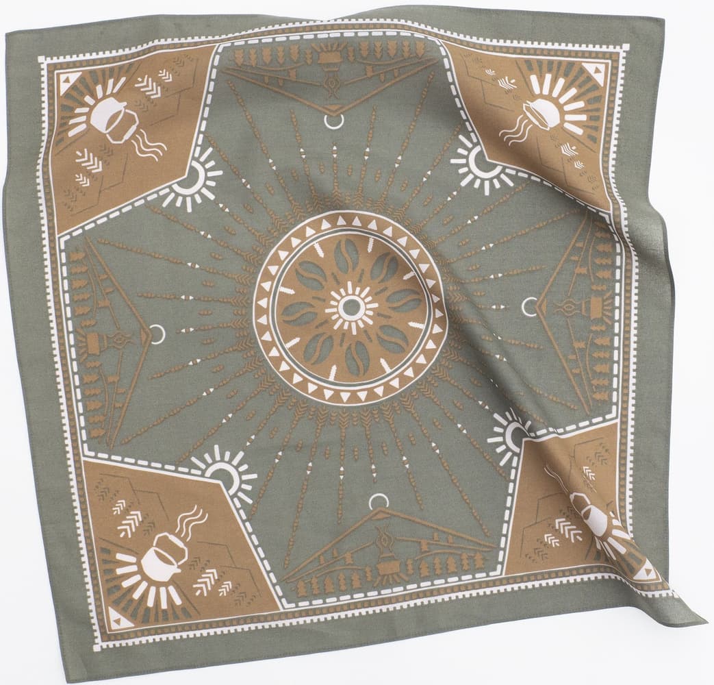 Scarf/Bandana/Cloth Frimärket Green, view: 1