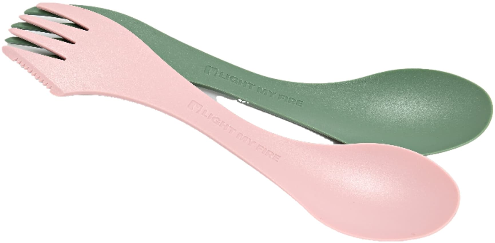 Spork Lefty Sandy Green / Dusty Pink, view: 0