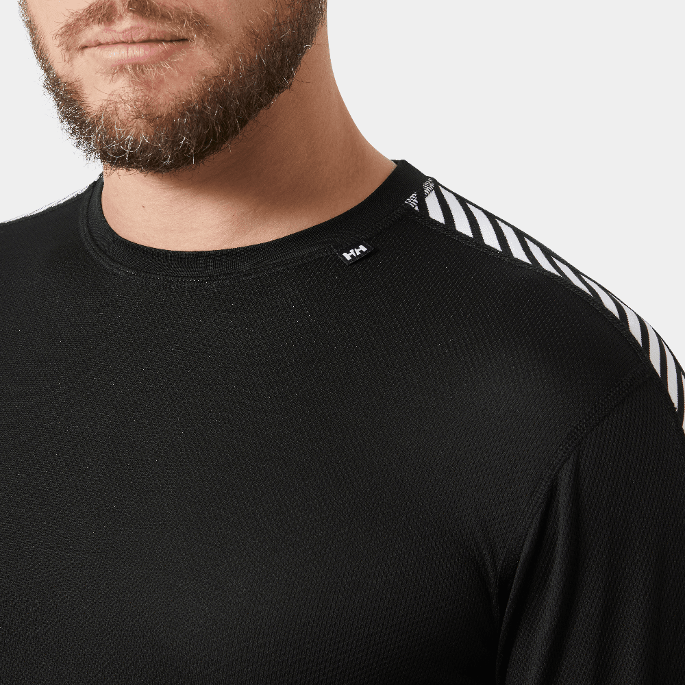 Lifa Stripe Crew Black, view: 5