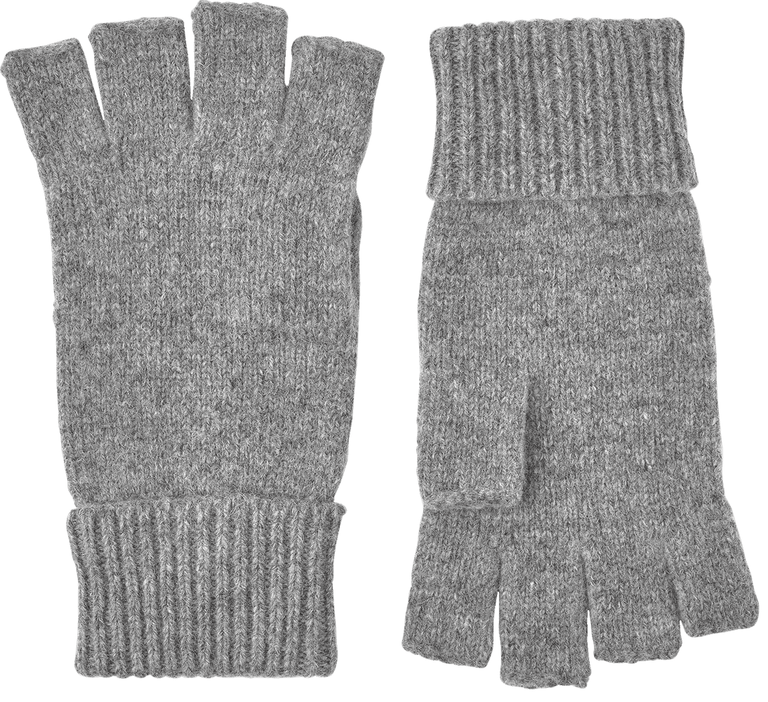 Basic Wool Half Finger Grå, view: 0