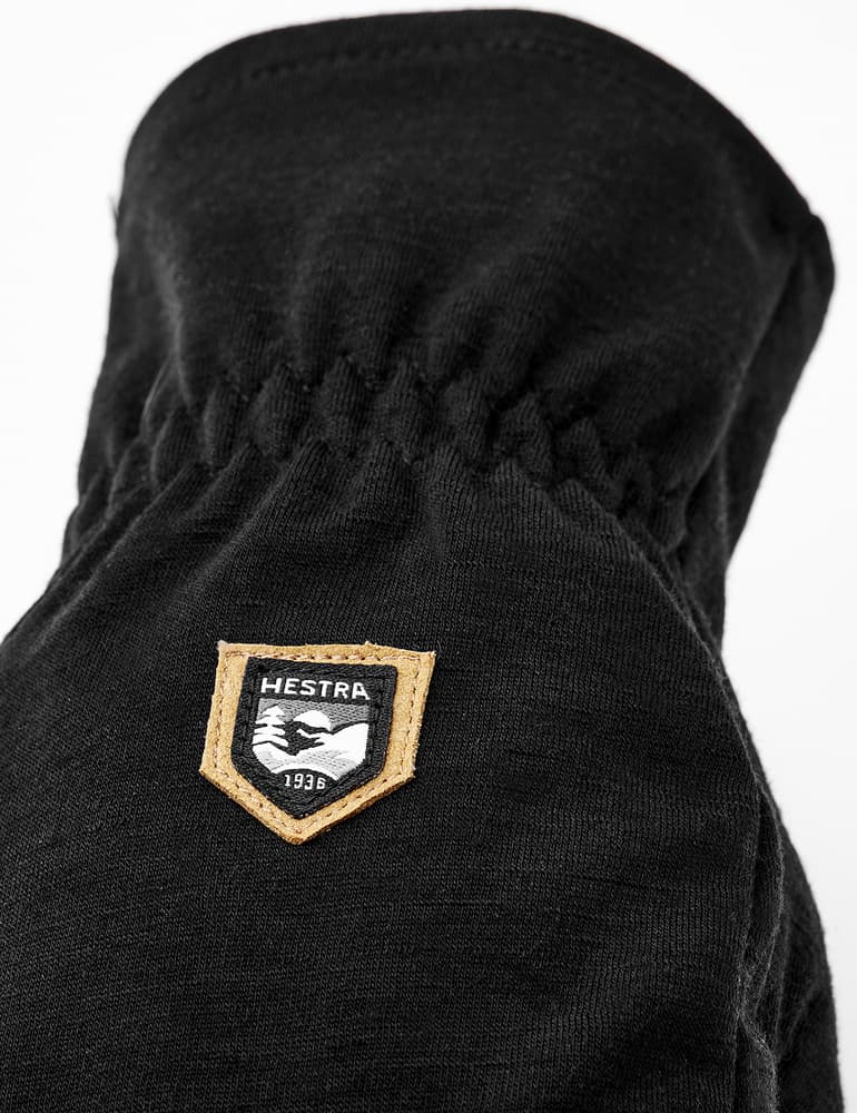 Merino Windwool Liner Glove Svart, view: 2