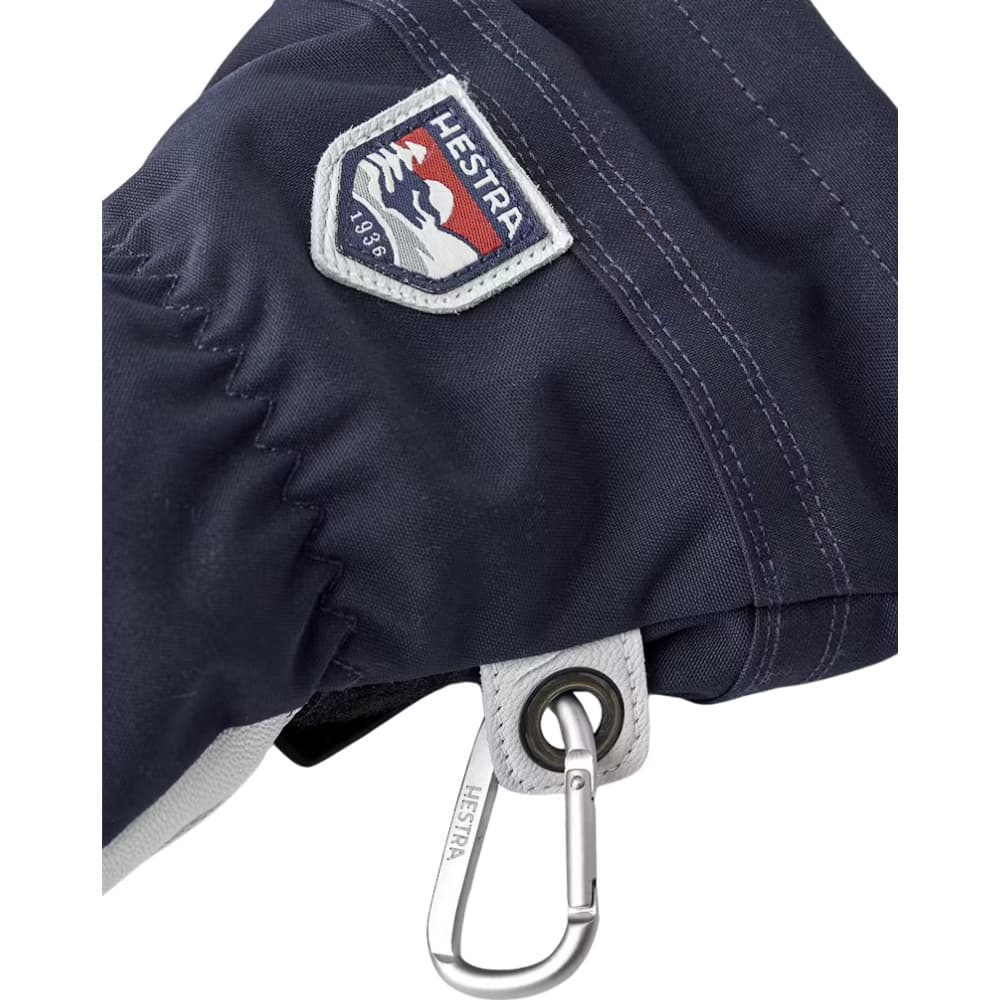 Army Leather Heli Ski 3 Finger Navy, view: 3