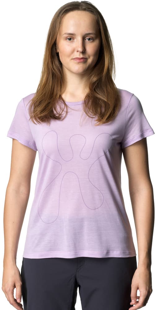 W's Tree Message Tee Purple Heather/Recon, view: 2