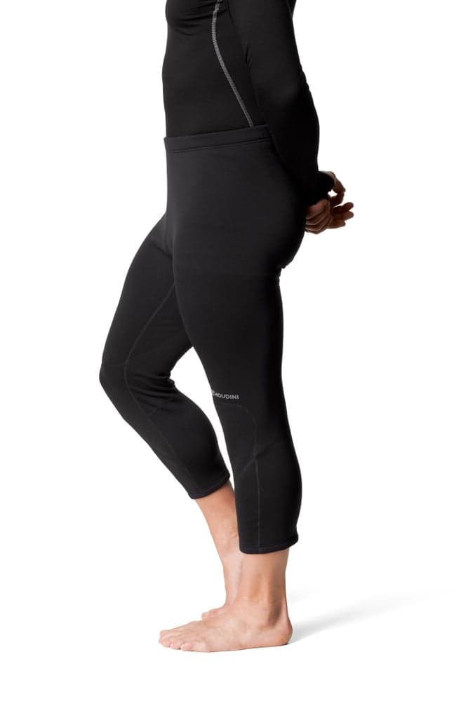 M's Drop Knee Power Tights True Black, view: 0
