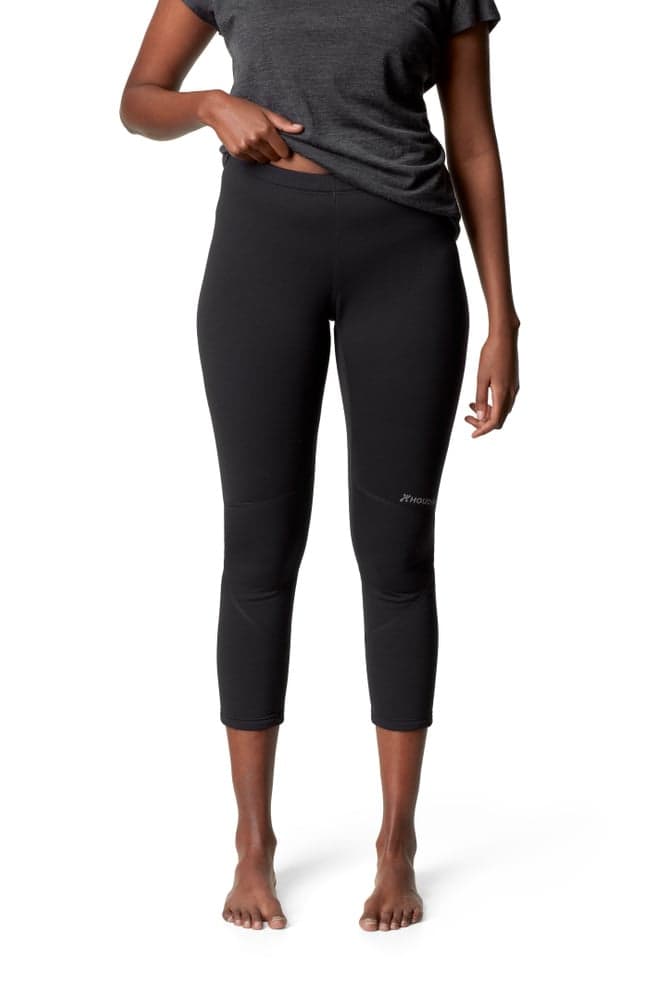 W's Drop Knee Power Tights True Black, view: 2