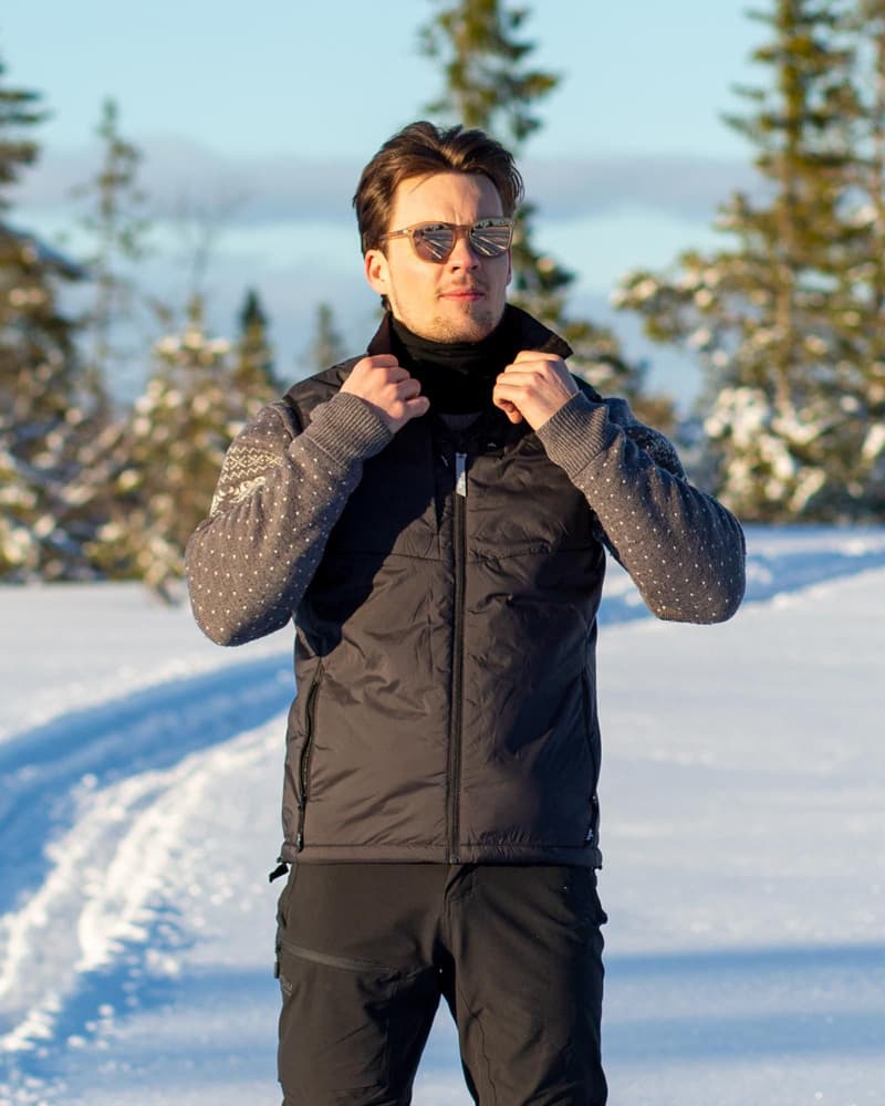 Heated Outdoor Vest Svart, view: 2