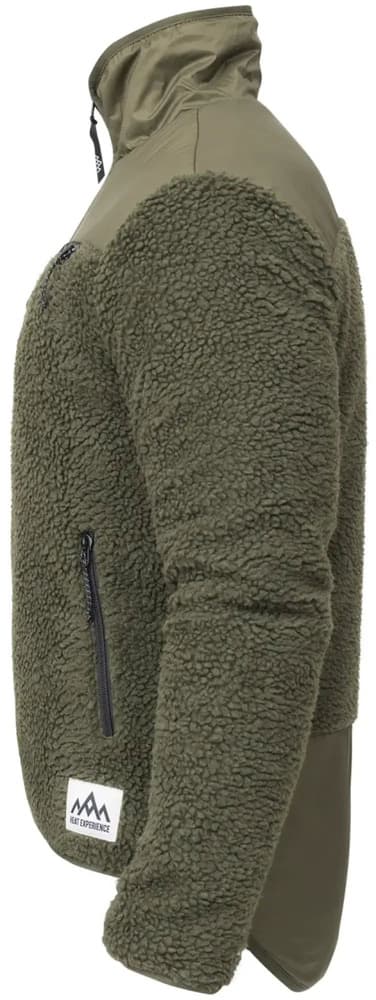 Heated Pile Fleece Olive Green, view: 1