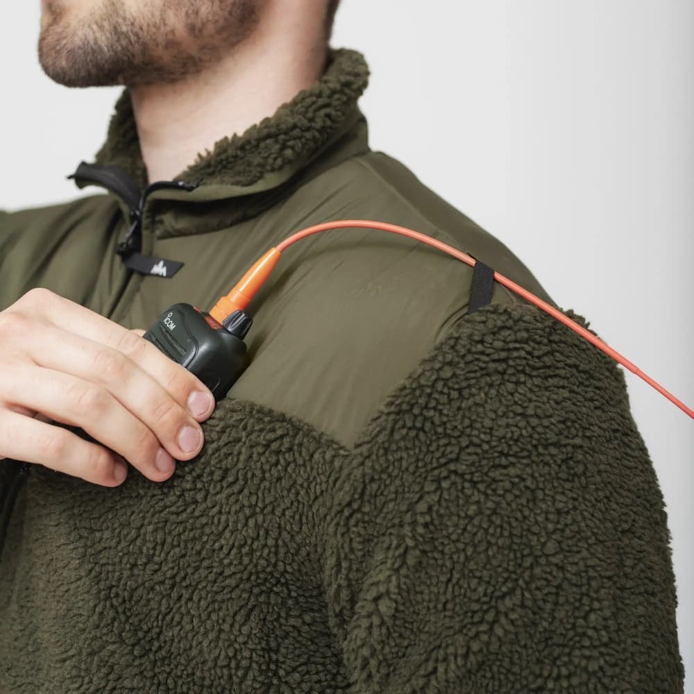 Heated Pile Fleece Olive Green, view: 8