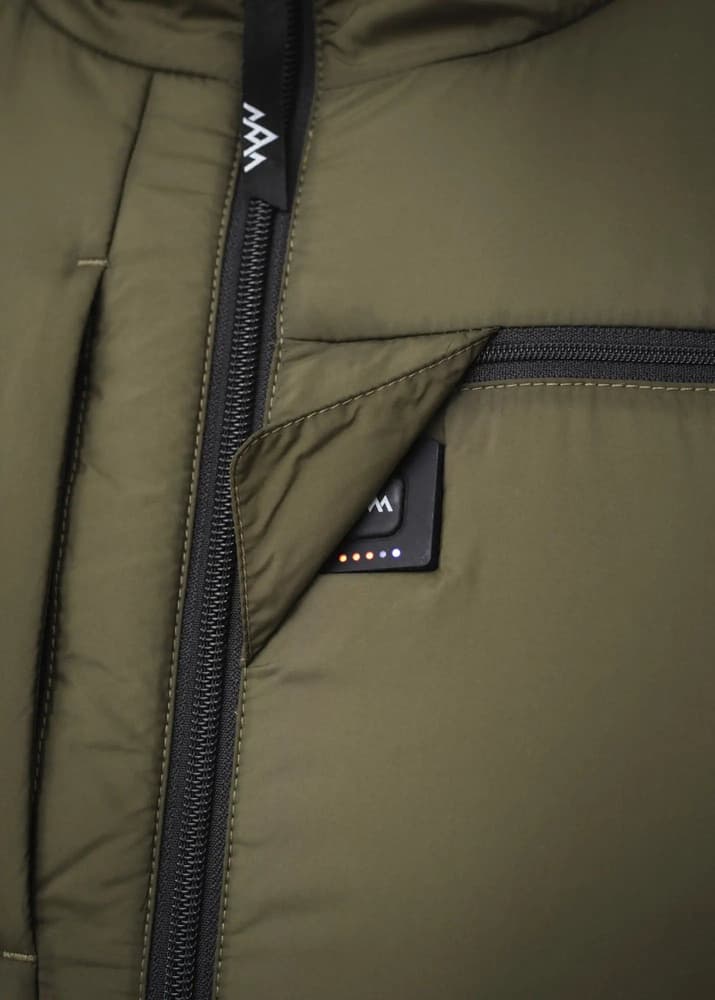 Heated Hunt Vest V2 Olive Green, view: 4