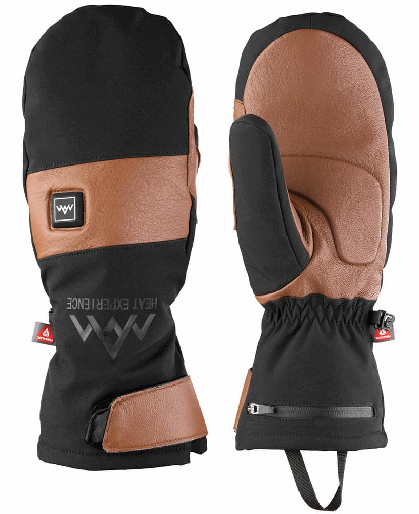 Heated Outdoor Mittens Svart, view: 0
