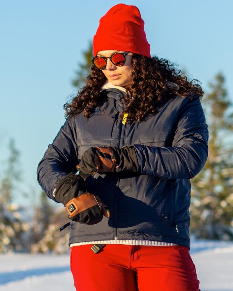 Heated Outdoor Mittens Svart, view: 3