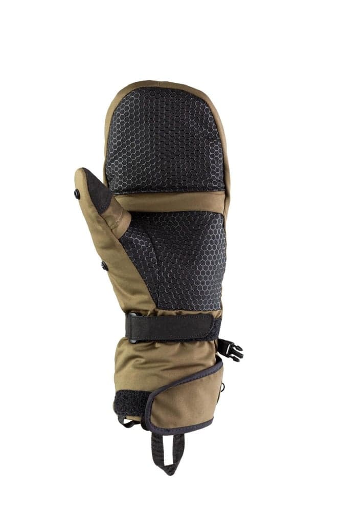 Heated Hunting Mittens Green/Black, view: 2