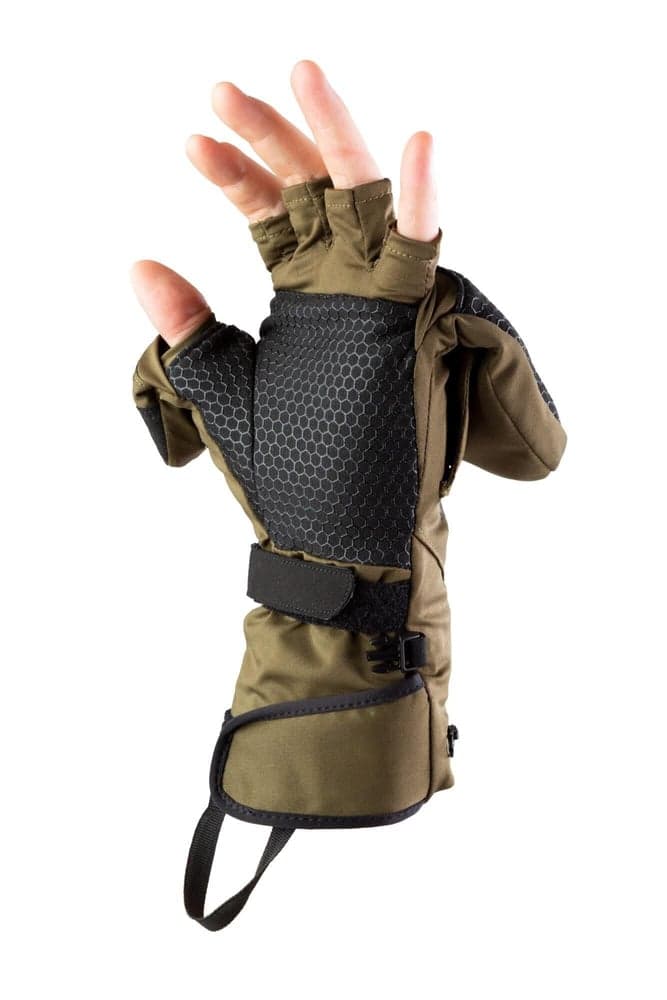 Heated Hunting Mittens Green/Black, view: 3