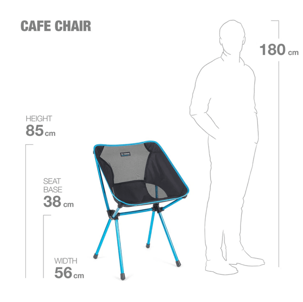 Cafè Chair Black/Cyan Blue, view: 5