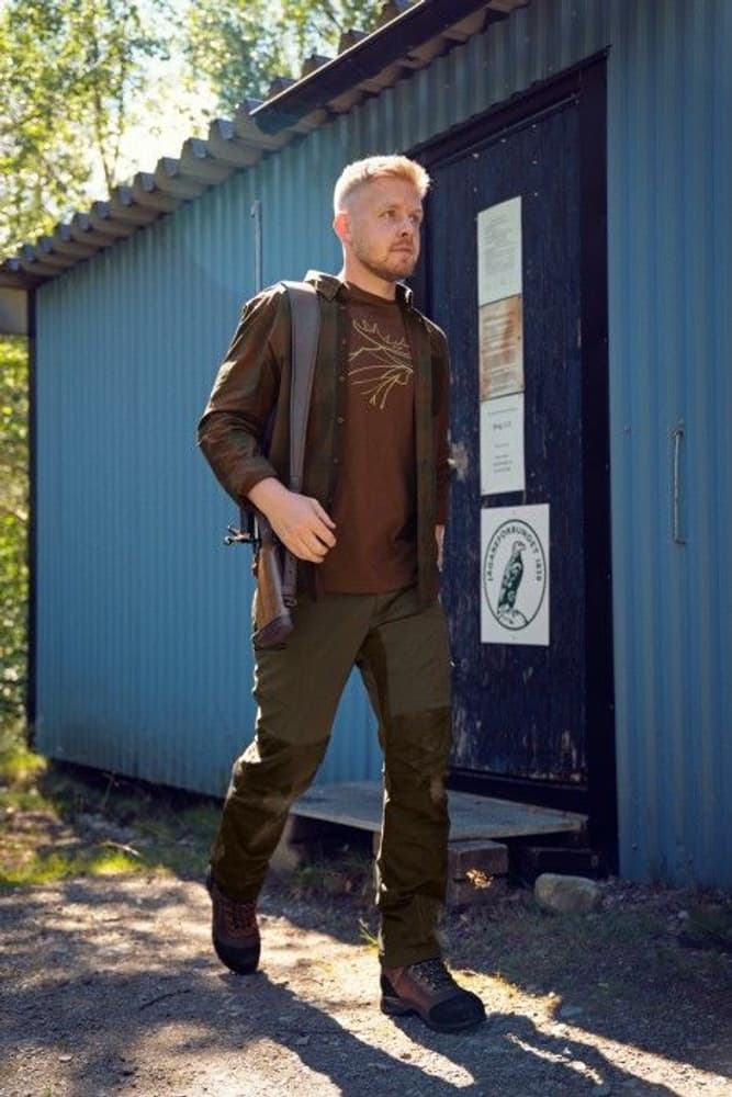 Akkan Shirt Willow Green/Shadow Brown, view: 2