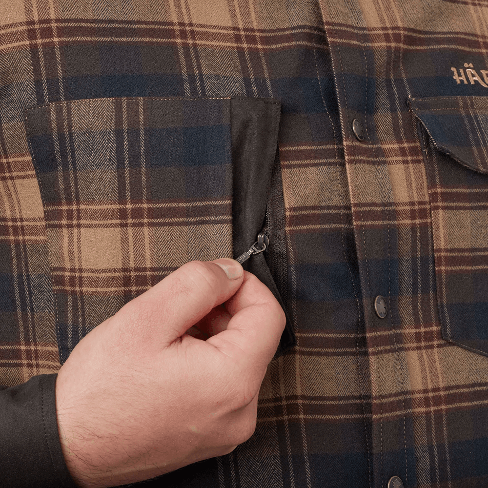 Herre Aivak L/S Skjorte Burgunder, view: 2