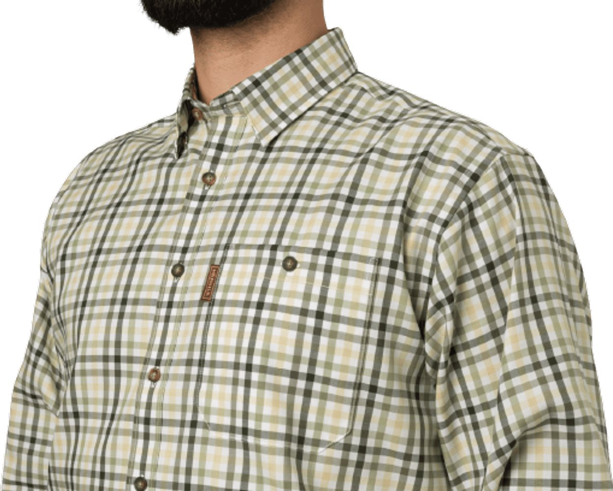 Milford Shirt Beech Green, view: 2